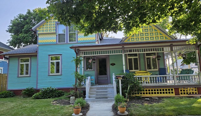 Restored 1870 Victorian Home in Historic LaPorte, IN all for you.