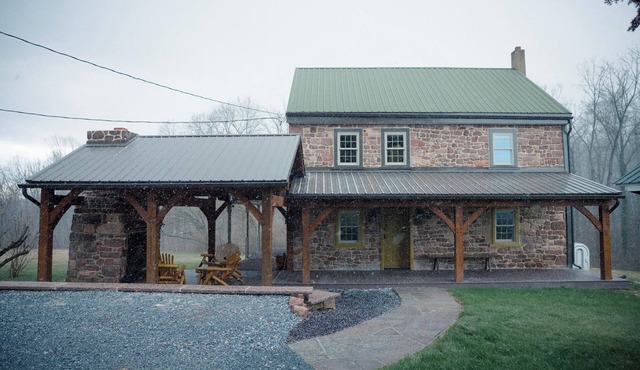 Restored Historic 3-Bedroom Stone Farmhouse north of the quaint town of Denver