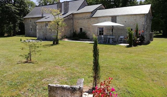 Restored stone gite in the grounds of the chateau, rated 4 stars.