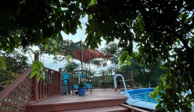Retreat on 15 Acres w/ Come enjoy Private Pool & Hot Tub!