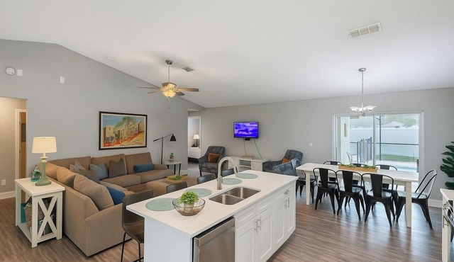 Retreat with Heated Pool in a Serene Community