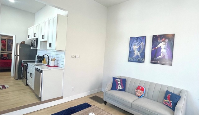 Retro Baseball Downtown Apartment