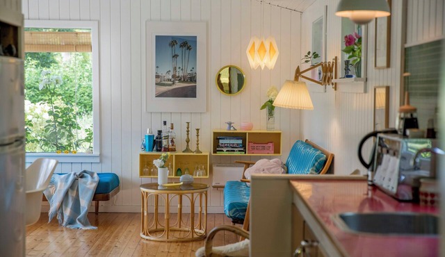 Retro holiday house with an incredible atmosphere