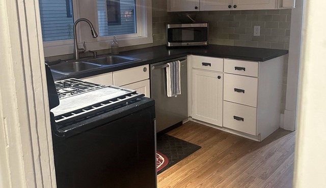 Retro Home on a Tree Lined Street