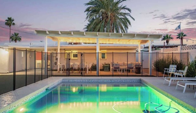Retro Phoenix Retreat | Pool, Bocce & Fire Pit