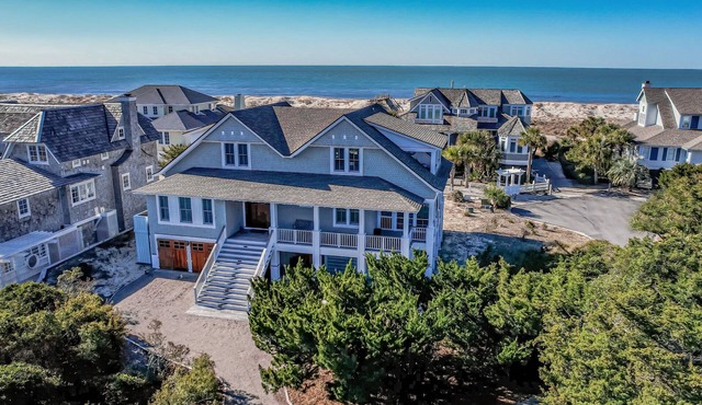 Reverse floor plan home with ocean views, updated kitchen and bathrooms!