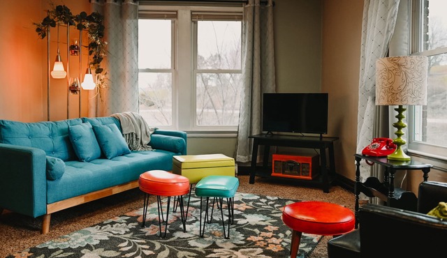 Revisioned Mid-Century Modern Getaway On the Water Near Galena