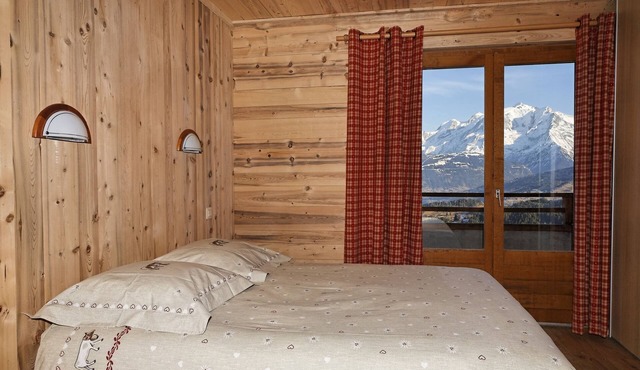 Rez de jardin "les Fiz", facing the Mt Blanc range, sleeps 1 to 5.