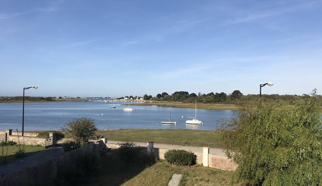 Riantec house with full sea view for 8 people