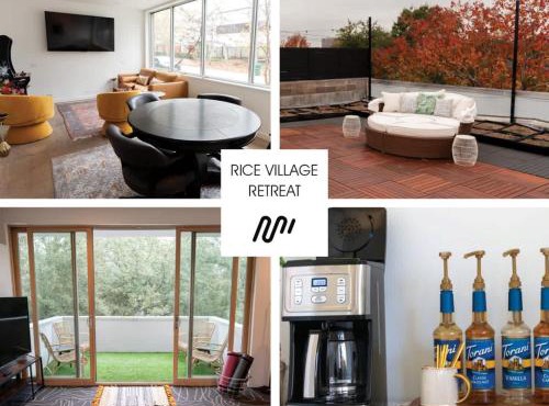 Rice Village Retreat - Rooftop deck - Sleeps 12