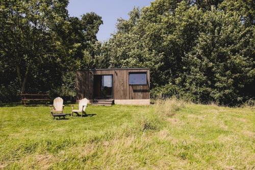 Richecourt - Parcel Tiny House - Tiny House 1 vue prairie en Picardie MAE-2213