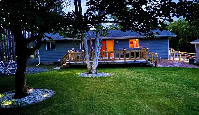 Ride your ATVs and snowmobiles directly from the house!