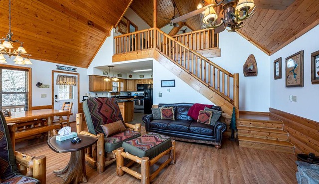 Ridgetop Lakeview Retreat - 4 Bedroom Cabin with Private Deck Overlooking Lake Nantahala