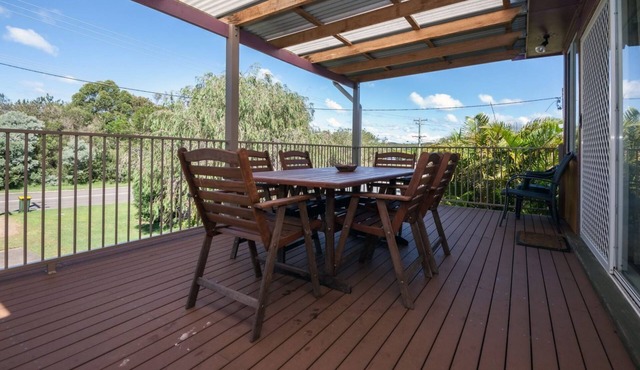 Right across the road from Fingal Bay Surf Beach