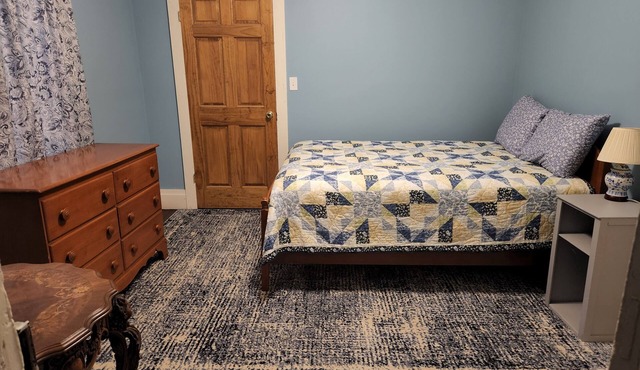 Right off the bike trail.