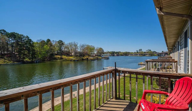 Right on the water