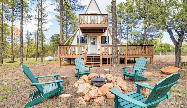 Rim Country Retreat: A-Frame Cabin w/Large Deck