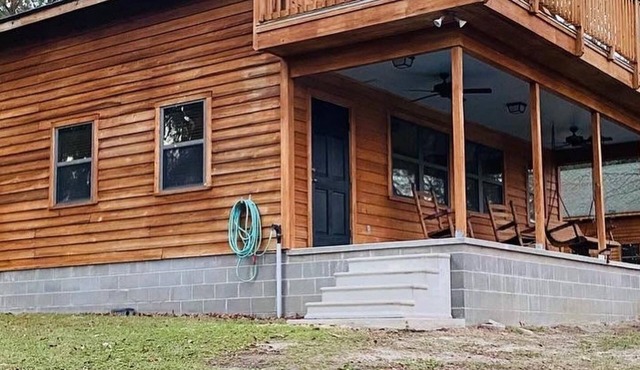 River Cross Lodge Cypress Loblolly Cabin Overlooking The Altamaha River