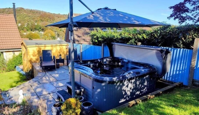 River Dale - View across Valley, Hot Tub and Sauna