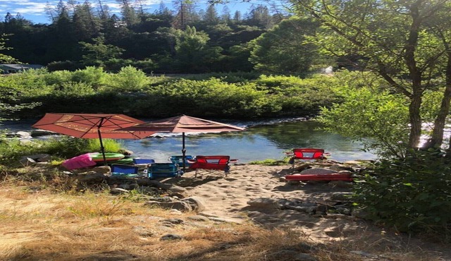 River Front Cabin on the middle fork of the Yuba River