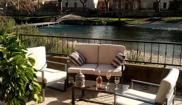 River front home in Bize minervois