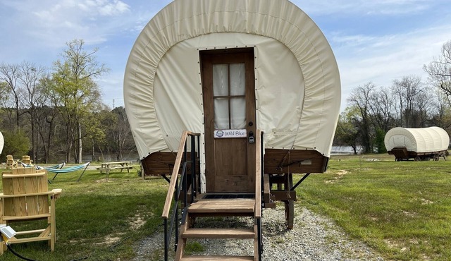 River-Front Wagon Glamping- The Dogwood