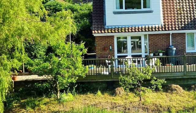 River Fronted Self Contained Annex With Panoramic Views in a peaceful location.