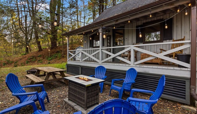 River Owl Cabin, Peaceful 2-bedroom cabin with cozy fire in charming Susquehanna
