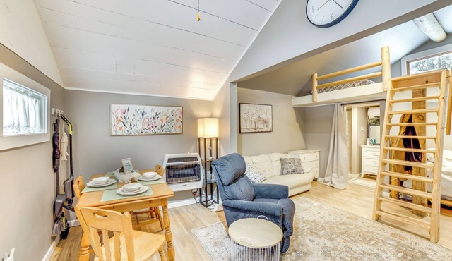 Riverfront Big Rapids Cabin w/Fire Pit!