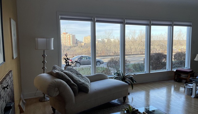Riverfront City View Home, on Iconic Street, walking distance of all amenities