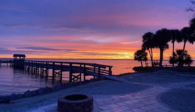 Riverfront directly across from Cape Canaveral Launch Site