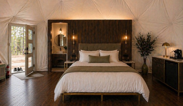 Riverfront Dome Retreat | Private Bath + Views