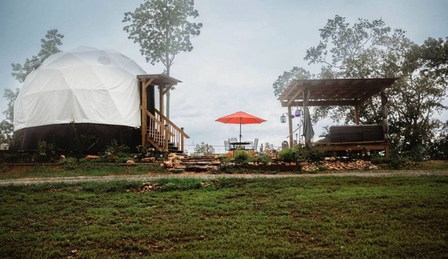 Riverfront Dome with Outdoor Living and Sunset Views in Alabama