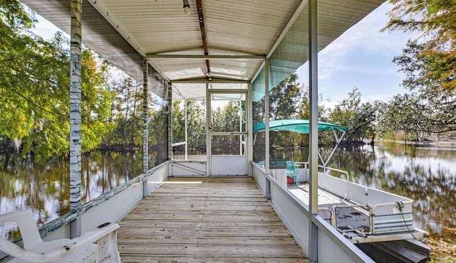 Riverfront Floral City Stay w/Dock & Hot Tub!