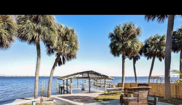 Riverfront House with Private Backyard and Dock- Pets stay FREE