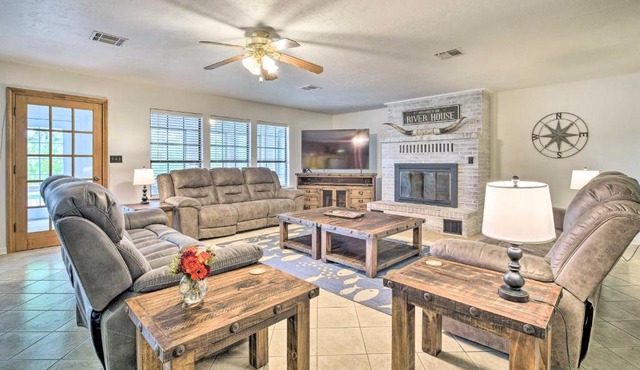 Riverfront Hunstville Home with Deck and Yard!