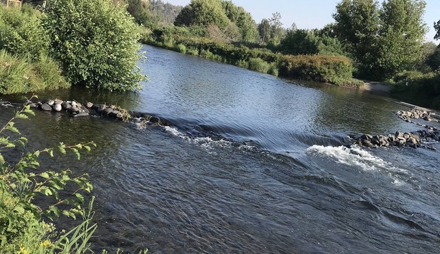 Riverfront on half acre lot-2 car garage-walk to tap house and restaurants