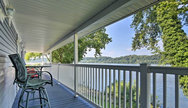 Riverfront Port Deposit House with Deck + Yard!