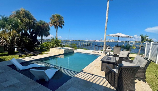 Riverfront Retreat - Pool & Hot Tub - Mins from Beach, Speedway, & Ocean Center!
