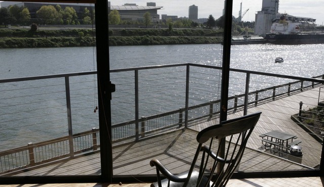 Riverfront:Two Floors w/ Stunning River Views & 200 sf Private Patio