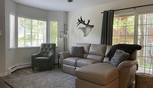 Riverside condo, new modern rustic decor, 10 minutes to Beaver Creek