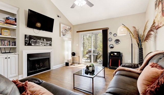Riverside home away from home w/ firepit (pet friendly)