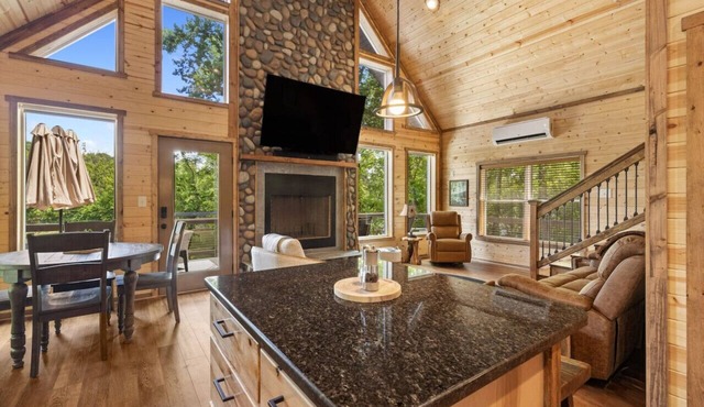 Riverside Oasis with Stunning Views, Cozy Firepit!