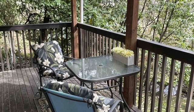 Riverside Retreat. 1queen bed, full kitchen, full bath, private apartment.