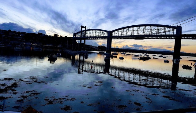 Riverside retreat by Brunel’s Bridge, balcony view, off‑road parking, EV charger