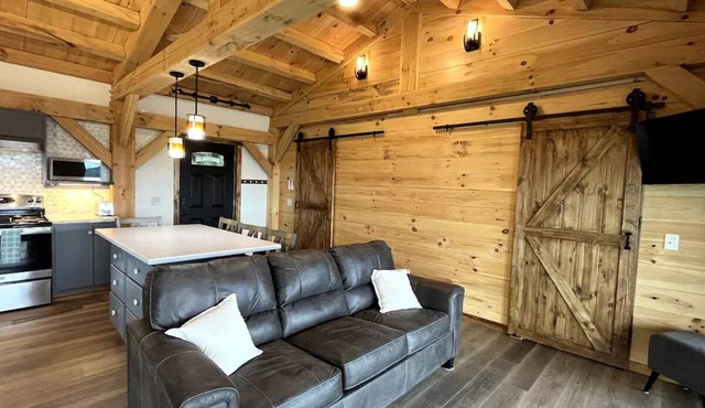 Riversong Timberframe Cabin with Gorgeous Water Views