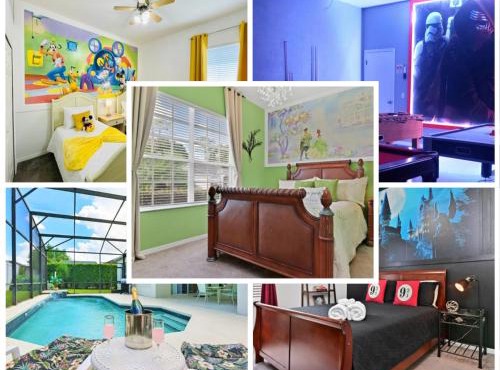 RL236BD Universal Kingdom 8 guests pool home