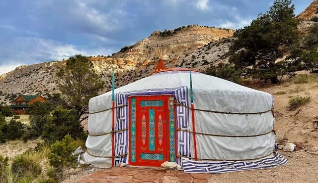Roadside Mongolian Yurt