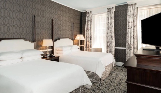 Robert Johnson 2 Double Beds Pure Wellness Room at Historic Inns of Annapolis