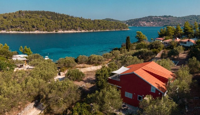 Robinson home in Vela Luka with Seaview, Terrace, Air condition, WIFI (3439-1)